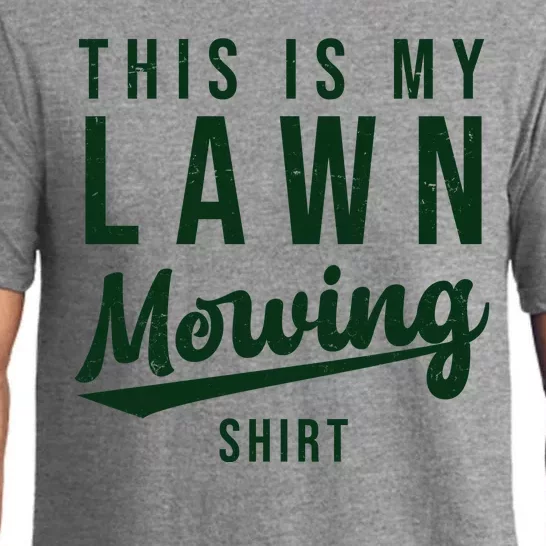 This Is My Lawn Mowing Shirt Pajama Set