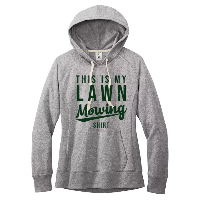 This Is My Lawn Mowing Shirt Women's Fleece Hoodie