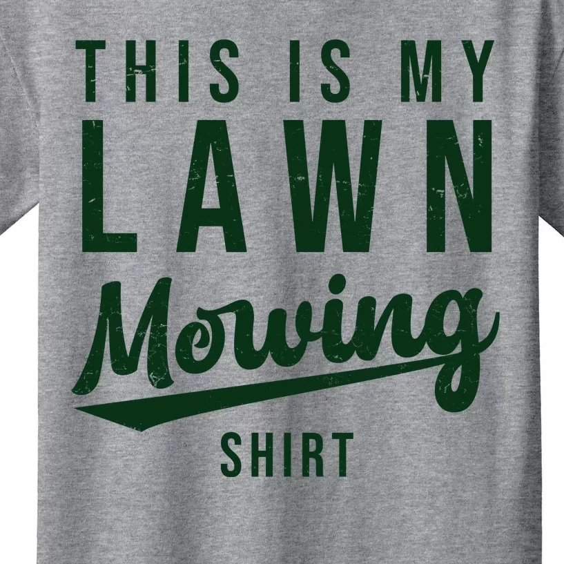 This Is My Lawn Mowing Shirt Kids T-Shirt