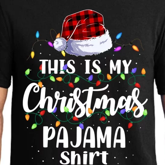 This Is My Christmas Pajama Gift Xmas Lights Funny Holiday Gift Pajama Set