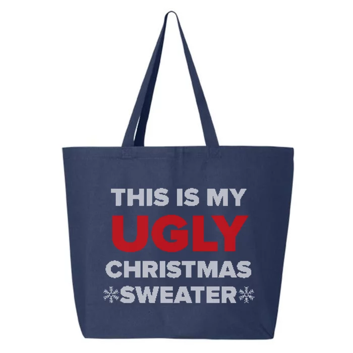 This Is My Ugly Christmas Sweater Gift 25L Jumbo Tote