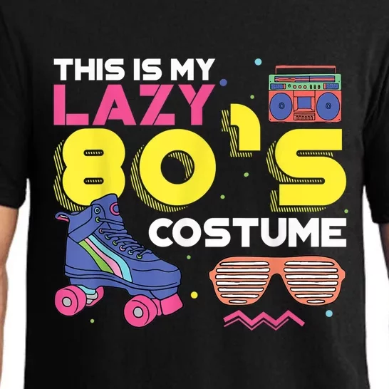 This Is My Lazy 80s Costume Funny Eighties Generation 80s Shirt Pajama Set