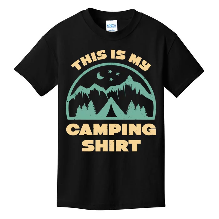 This Is My Camping Vintage Kids T-Shirt