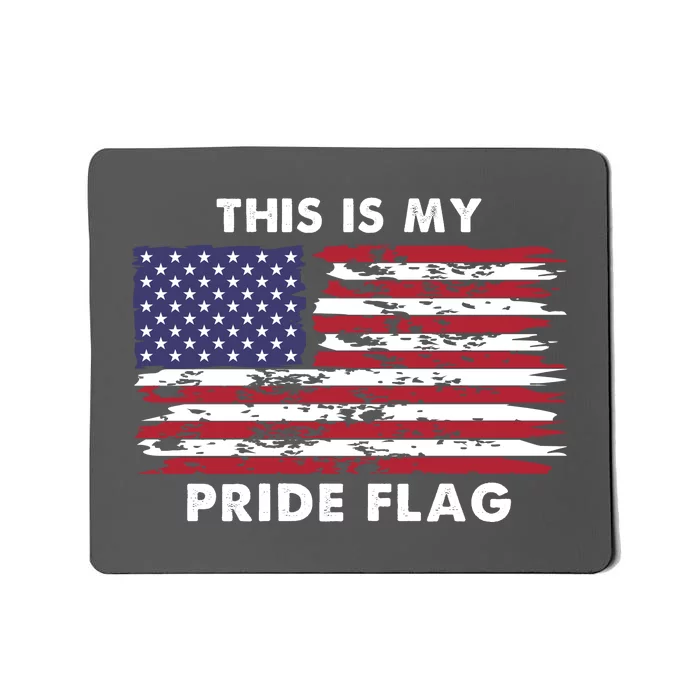 This Is My Pride Flag USA Vintage Mousepad