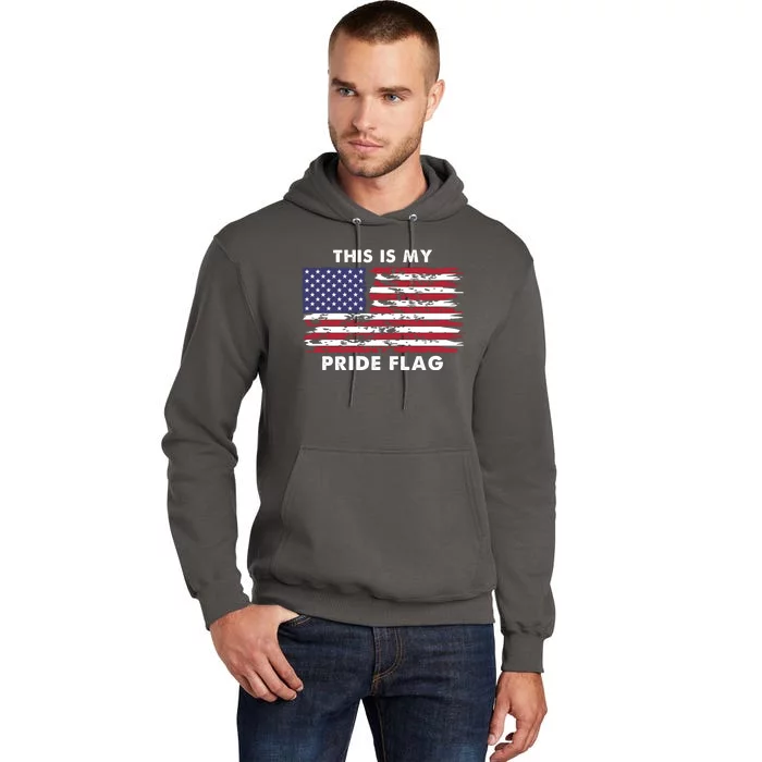 This Is My Pride Flag USA Vintage Tall Hoodie