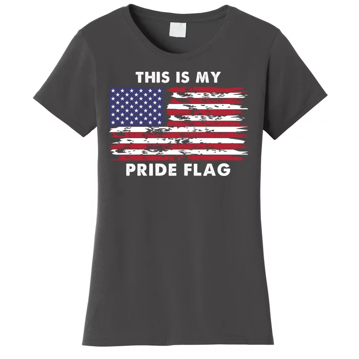 This Is My Pride Flag USA Vintage Women's T-Shirt