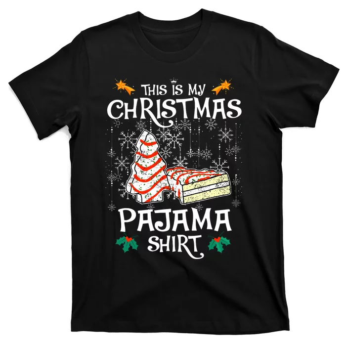 This Is My Christmas Pajama Funny Christmas Cake T-Shirt