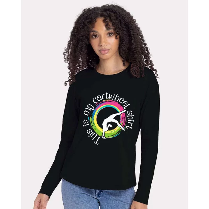 This Is My Cartwheel Gymnast Acrobatics Gymnastics Womens Cotton Relaxed Long Sleeve T-Shirt