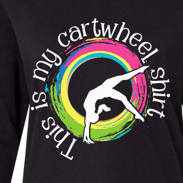 This Is My Cartwheel Gymnast Acrobatics Gymnastics Womens Cotton Relaxed Long Sleeve T-Shirt