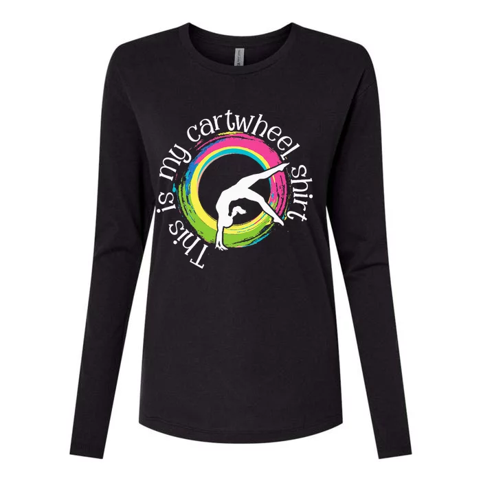 This Is My Cartwheel Gymnast Acrobatics Gymnastics Womens Cotton Relaxed Long Sleeve T-Shirt