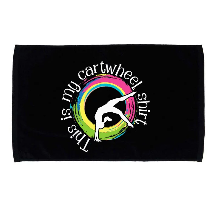 This Is My Cartwheel Gymnast Acrobatics Gymnastics Microfiber Hand Towel