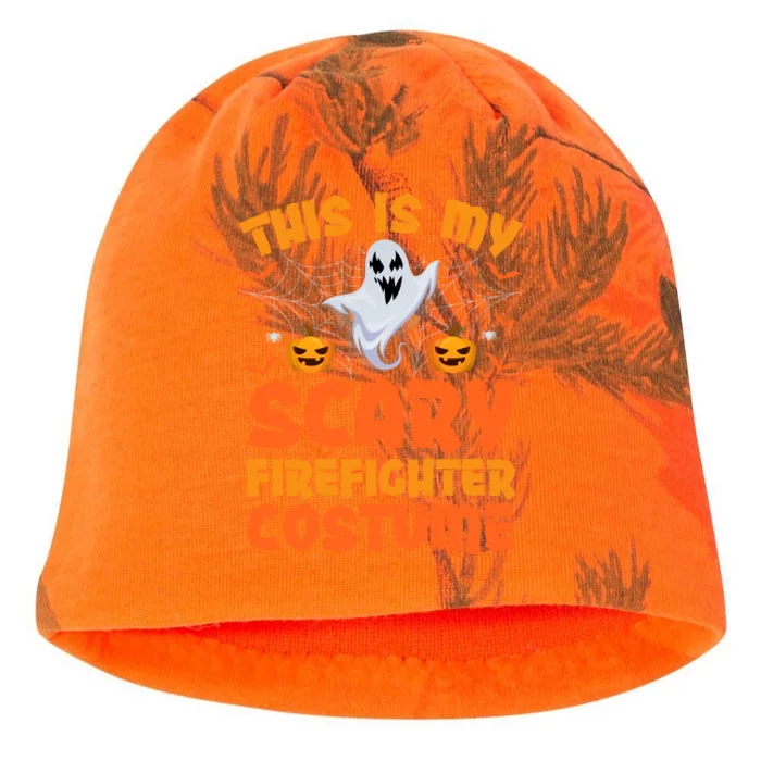 This Is My Scary Firefighter Costume Halloween Gift Kati - Camo Knit Beanie