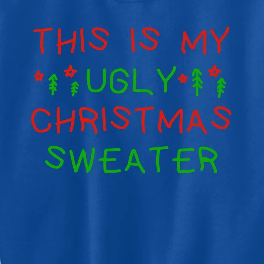 This Is My Ugly Christmas Cute Gift Kids Sweatshirt