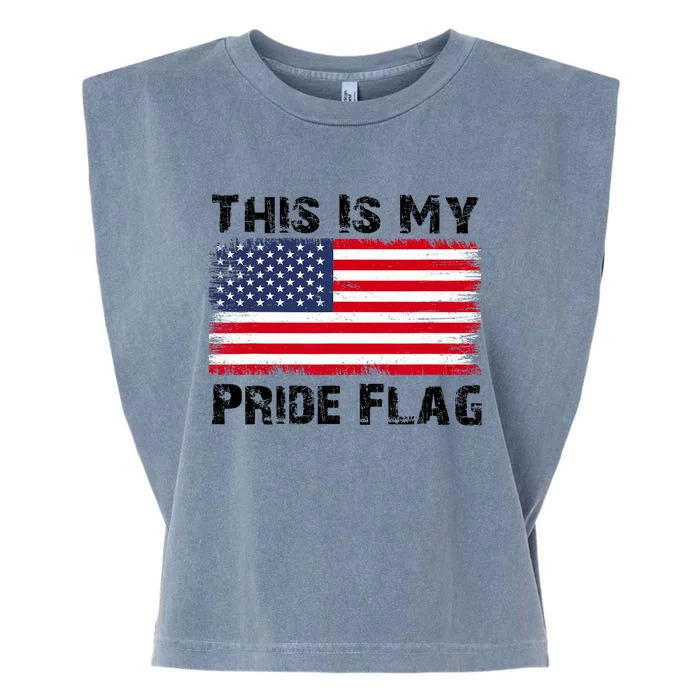 This Is My Pride Flag Garment-Dyed Women's Muscle Tee