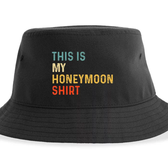 This Is My Honeymoon Matching Couple Honeymoon Sustainable Bucket Hat