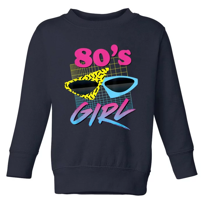 This Is My 80s Girl Costume Party Shirt Vintage Gift Shirt For Fan Toddler Sweatshirt