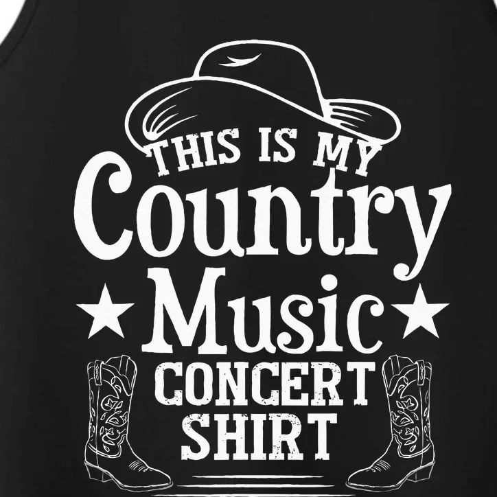 This Is My Country Music Concert Performance Tank