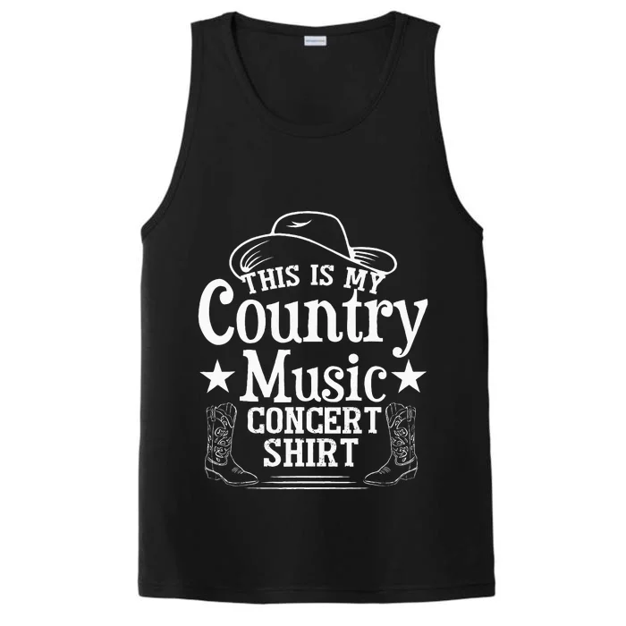 This Is My Country Music Concert Performance Tank