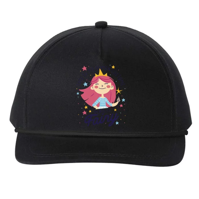 This Is My Human Costume I'm Really A Fairy Cute Halloween Snapback Five-Panel Rope Hat