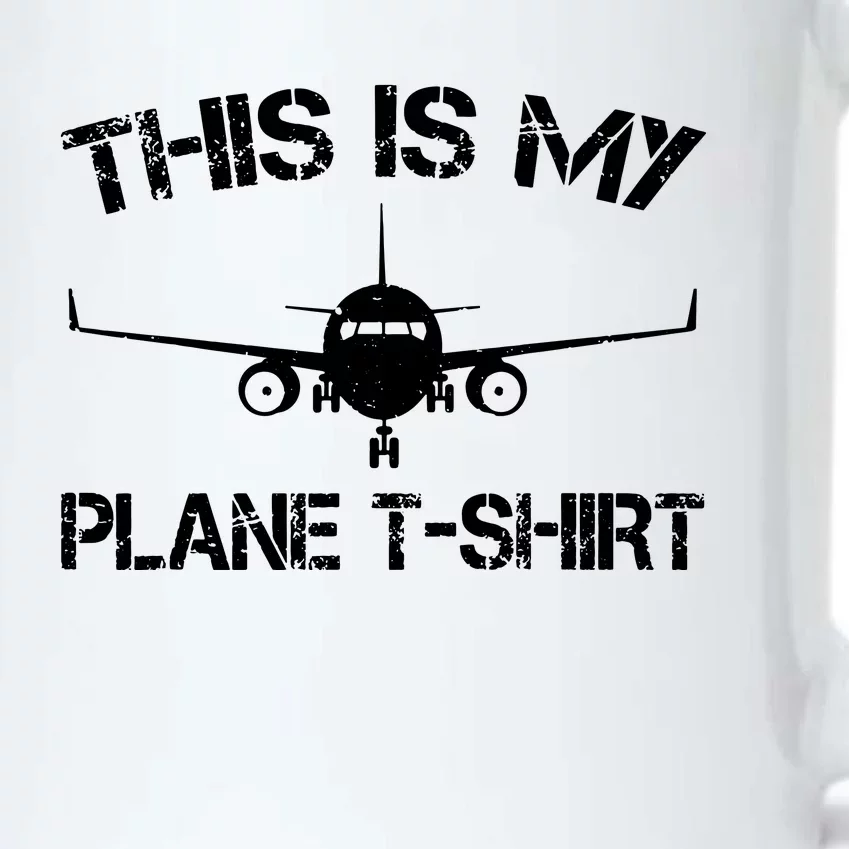 This Is My Plane Airplane Pilot Gifts Black Color Changing Mug