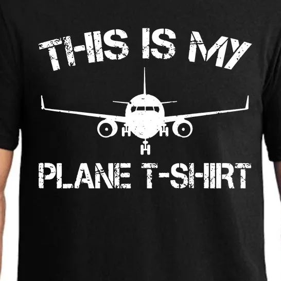 This Is My Plane Airplane Pilot Gifts Pajama Set