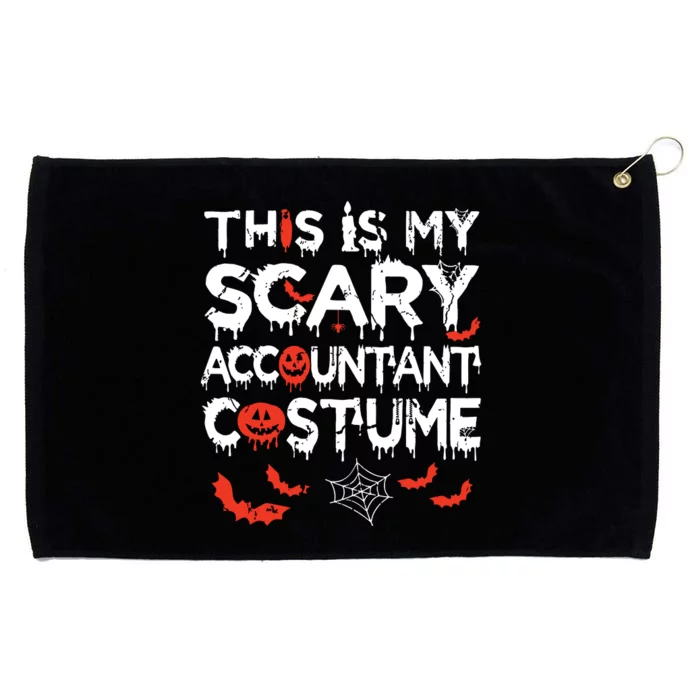 This Is My Scary Accountant Costume Funny Halloween Grommeted Golf Towel