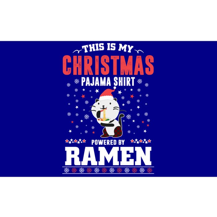 This Is My Christmas Pajama Tee Powered By Ra Santa Cat Gift Bumper Sticker