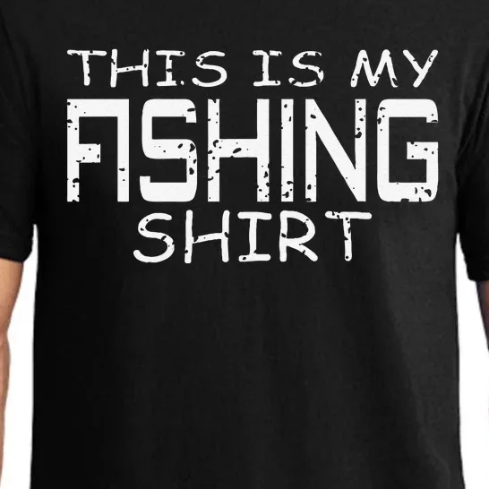 This Is My Fishing Gift Funny Fishing Pajama Set