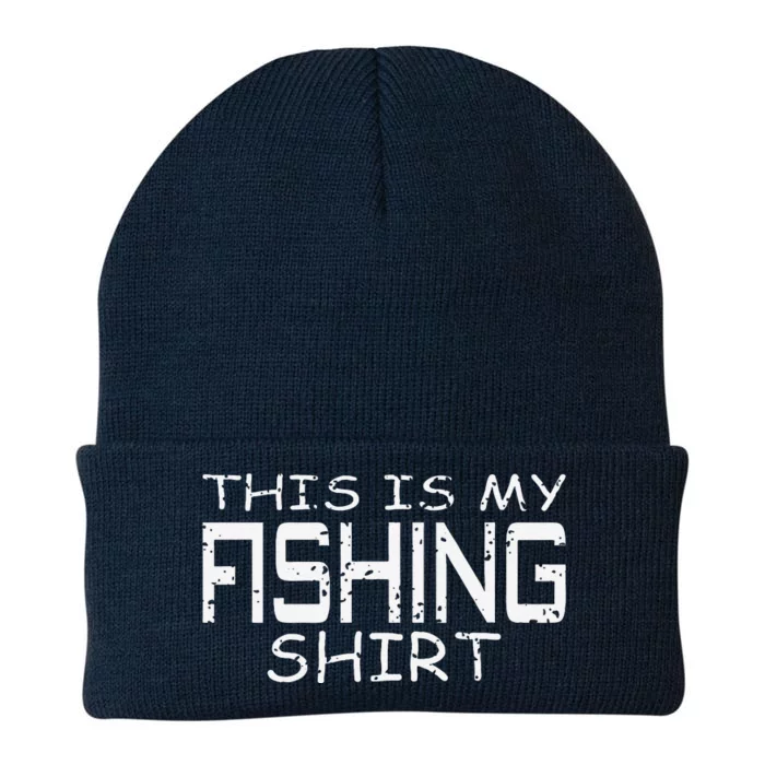 This Is My Fishing Gift Funny Fishing Knit Cap Winter Beanie