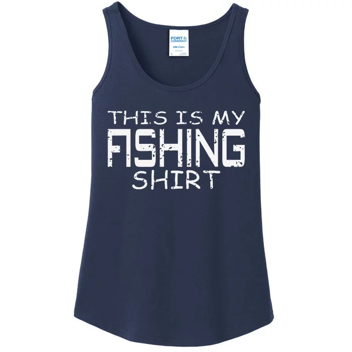 This Is My Fishing Gift Funny Fishing Ladies Essential Tank