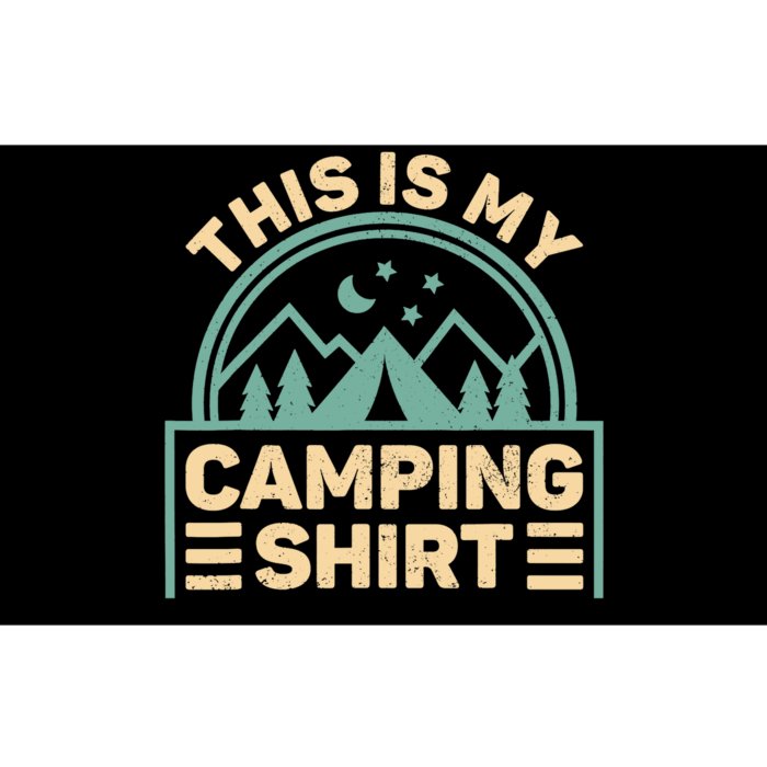 This Is My Camping Camp Tent Camper Funny Camping Bumper Sticker