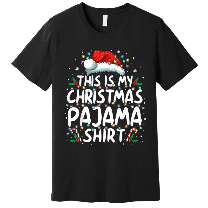 This Is My Christmas Pajama Xmas Pjs Premium T-Shirt