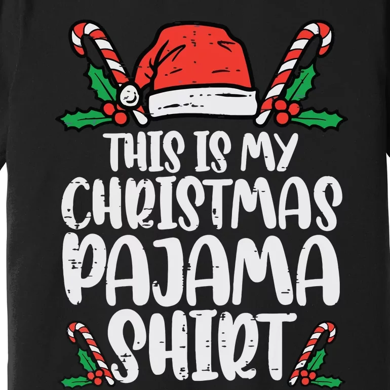 This Is My Christmas Pajama Funny Xmas Pjs Women Premium T-Shirt