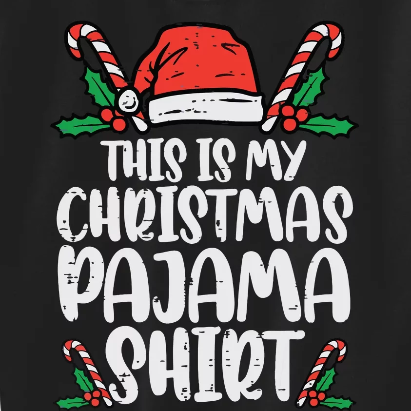 This Is My Christmas Pajama Funny Xmas Pjs Women Kids Sweatshirt