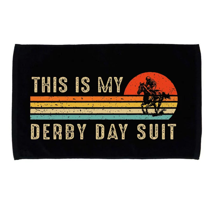 This Is My Derby Day Suit Horse Racing Lover Day Microfiber Hand Towel