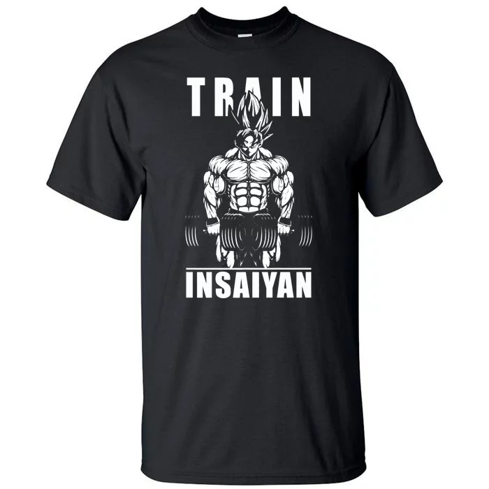 Train Insaiyan Manga, Anime Gym Motivational Premium Tall T-Shirt