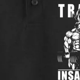 Train Insaiyan Manga, Anime Gym Motivational Premium Dry Zone Grid Performance Polo