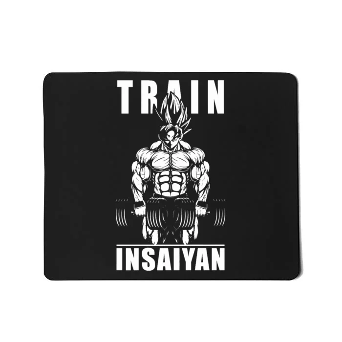 Train Insaiyan Manga, Anime Gym Motivational Premium Mousepad