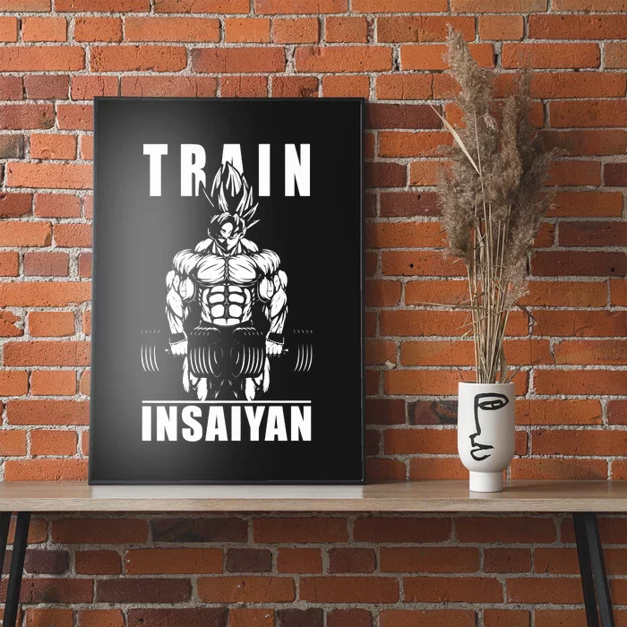 Train Insaiyan Manga, Anime Gym Motivational Premium Poster