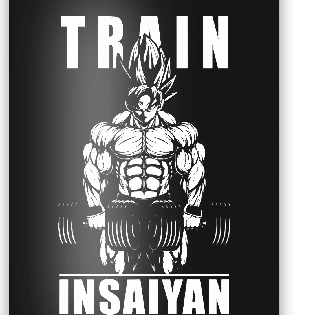 Train Insaiyan Manga, Anime Gym Motivational Premium Poster