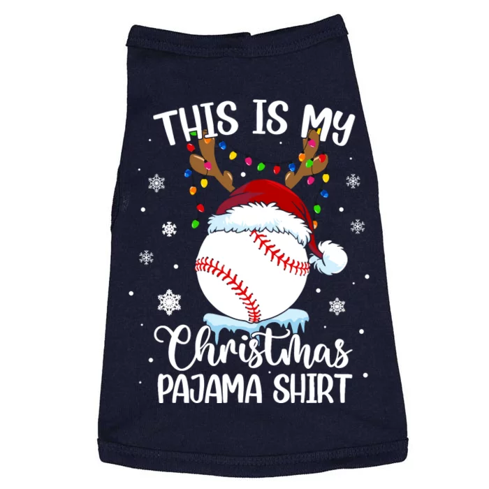 This Is My Christmas Baseball Xmas Sports Boy Doggie Tank