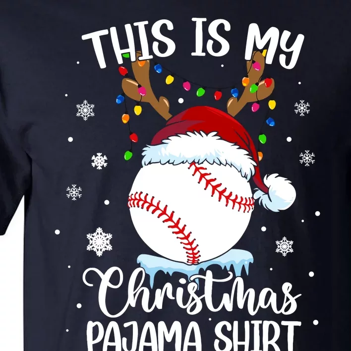 This Is My Christmas Baseball Xmas Sports Boy Tall T-Shirt