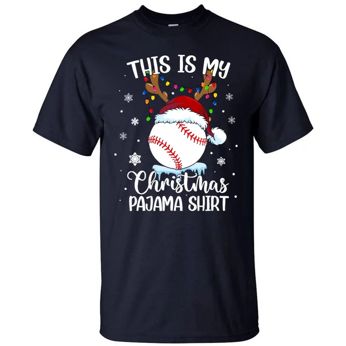 This Is My Christmas Baseball Xmas Sports Boy Tall T-Shirt