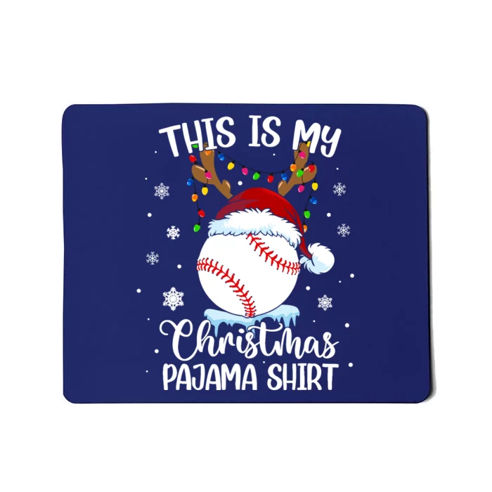 This Is My Christmas Baseball Xmas Sports Boy Mousepad