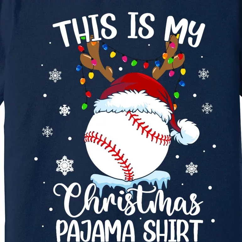 This Is My Christmas Baseball Xmas Sports Boy Premium T-Shirt