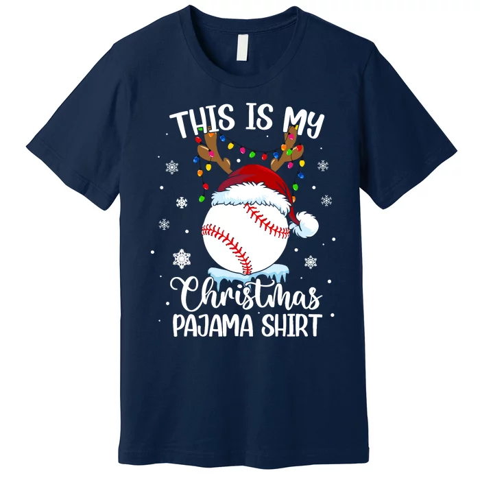 This Is My Christmas Baseball Xmas Sports Boy Premium T-Shirt