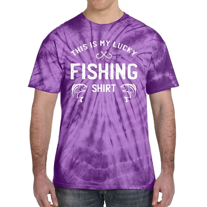 This Is My Lucky Fishing Tie-Dye T-Shirt