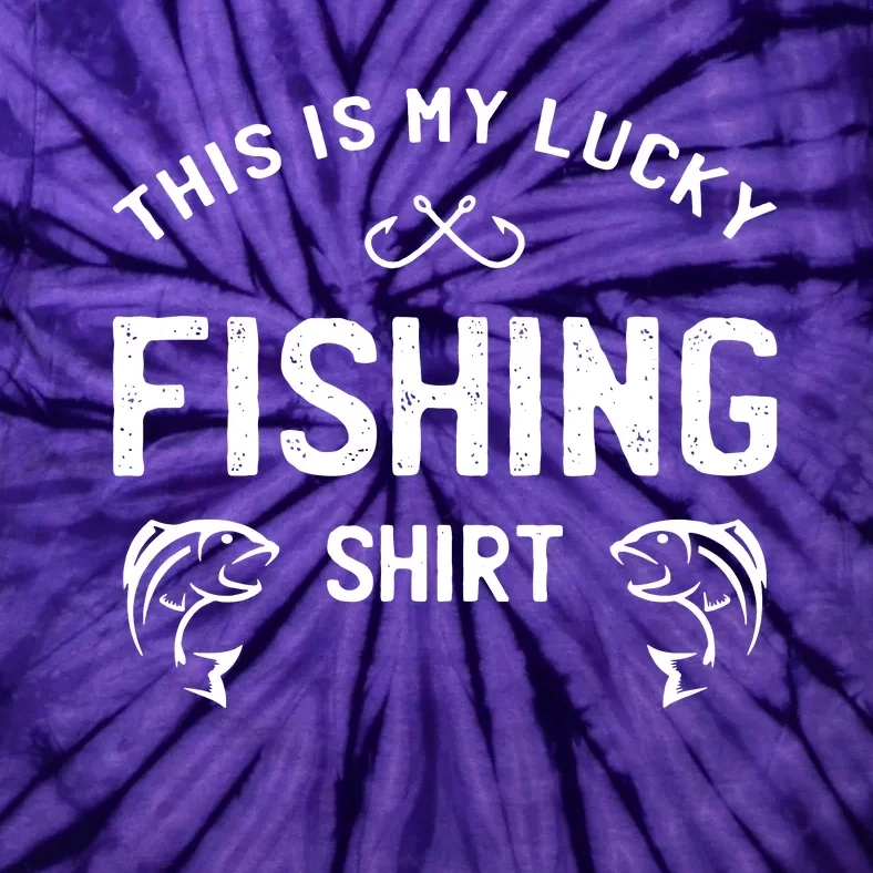 This Is My Lucky Fishing Tie-Dye T-Shirt