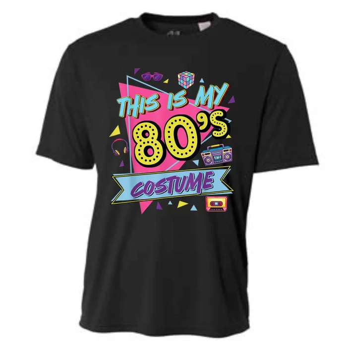 This Is My 80s Costume Shirt 80's 90's Party Shirt Vintage Gift Shirt Cooling Performance Crew T-Shirt