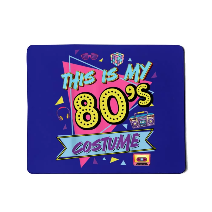 This Is My 80s Costume Shirt 80's 90's Party Shirt Vintage Gift Shirt Mousepad